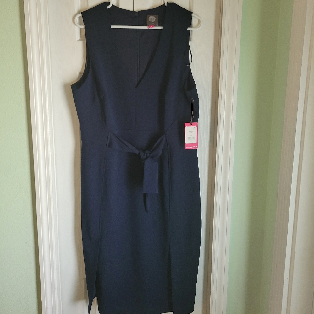Vince Camuto Crepe Scuba Sheath Dress